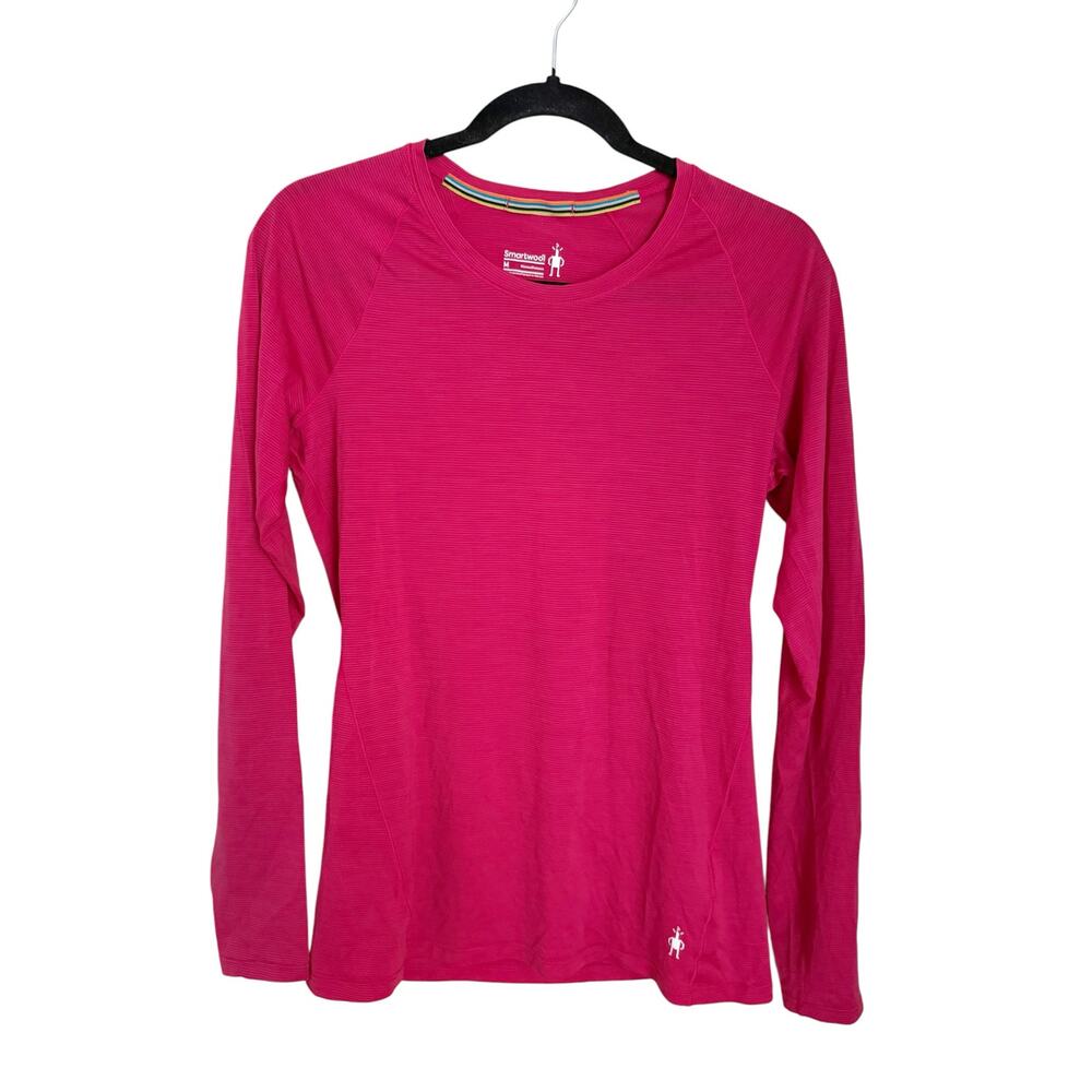 Women's Classic Thermal Merino Base Layer Crew Red Size M
